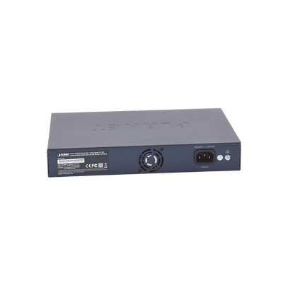 Switch PoE+ / Distancia 250 Metros / 8 Puertos + 2 Combo TP/SFP Gigabit y Pantalla LCD Para Monitoreo