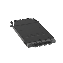 Cassette HD Flex? Para 32 Fibras Multimodo OM4, de 4 MPO(8F) Macho a 4 MPO(8F) Macho, Color Gris