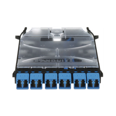 Cassette HD Flex? Con 6 Puertos LC Duplex (12 Fibras), Para Fibra Monomodo OS2, Color Azul