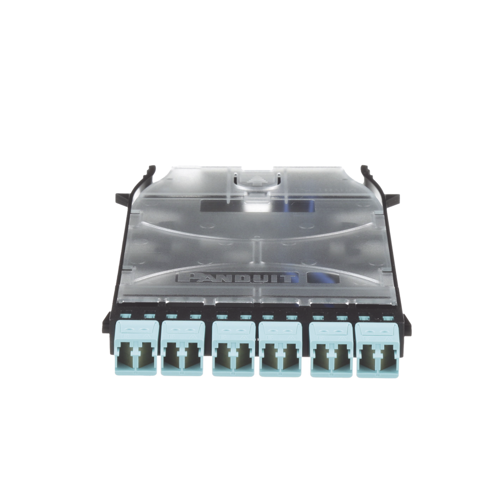 Cassette HD Flex? Con 6 Puertos LC Duplex (12 Fibras), Para Fibra Multimodo OM3, Color Azul