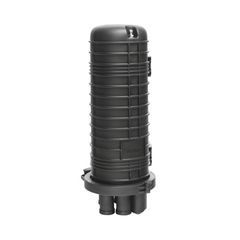 Caja de Distribución de Fibra Óptica Vertical Tipo Domo, Hasta 96 Empalmes, Exterior, IP68