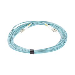 Jumper de Fibra Óptica Multimodo 50/125 XGLO OM3, LC-LC Duplex, OFNR, Color Aqua, 7 Metros