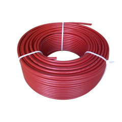 Bobina de 100 metros / Cable fotovoltaico / Rojo / Recubrimiento XLPE / 4mm² / 12 AWG / Hasta 1,800 Vcc