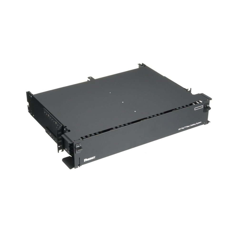 Panel de Distribución de Fibra Óptica, Acepta 12 Cassettes HD Flex y 144 Fibras por UR, Hasta 2 UR