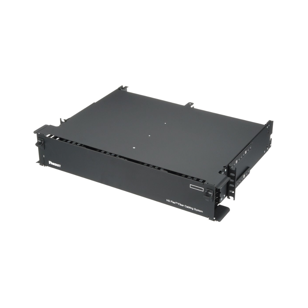 Panel de Distribución de Fibra Óptica, Acepta 12 Cassettes HD Flex y 144 Fibras por UR, Hasta 2 UR