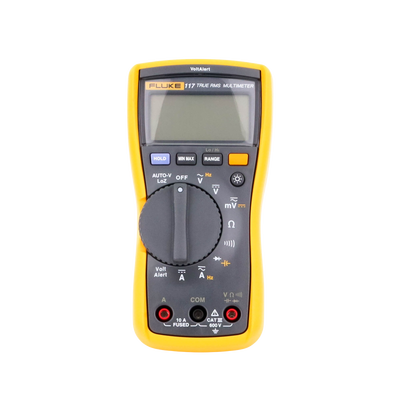 Multímetro Digital para Electricista, con Detector de Voltaje sin Contacto, Uso con Voltaje Máximo de 600 V, Pantalla LED Retroiluminada