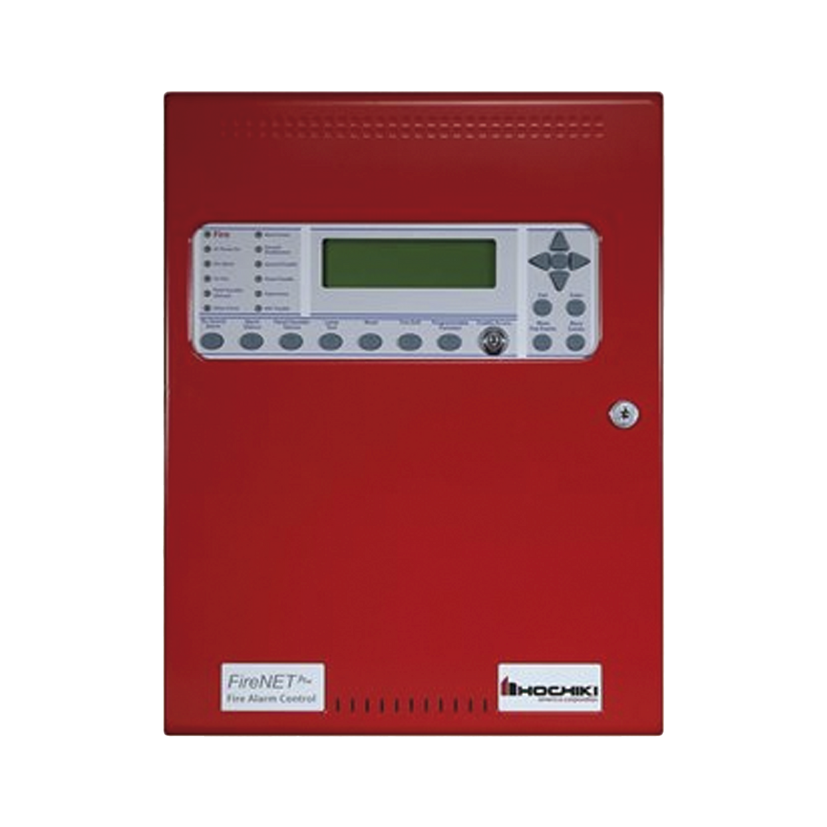 Panel De Detección De Incendio, Direccionable, 1 Lazo SLC, 127 puntos/bases sonoras por lazo, En Español, No Dialer, No Tarjeta Red, No Expandible, Color Rojo, Estandar, 120V, Serie FireNET Plus® (0100-16262)
