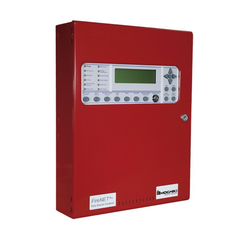 Panel De Detección De Incendio, Direccionable, 1 Lazo SLC, 127 puntos/bases sonoras por lazo, En Ingles, No Dialer, No Tarjeta Red, Expandible a 2 Lazos SLC, Color Rojo, Estandar, 120V, Serie FireNET Plus® (0100-16340)