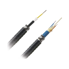 Cable de Fibra Óptica de 12 Hilos, Multimodo OM4 50/125 Optimizada, Interior/Exterior, Armada, Loose Tube 250um, OFCR (Riser), Precio Por Metro