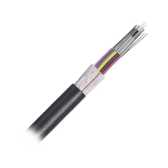 Cable de Fibra Óptica 24 Hilos, OSP (Planta Externa), No Armada (Dieléctrica), MDPE (Polietileno de Media Densidad), Multimodo OM4 50/125 Optimizada, Precio Por Metro