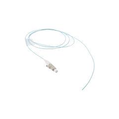 Pigtail de Fibra Óptica LC Simplex, Multimodo OM3 XGLO 50/125, LS0H, Color Aqua, 1 Metro (3.28 Pies)