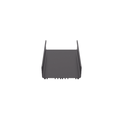Canaleta FiberRunner™ 12X4, de PVC Rígido, Color Negro, 1.8 m de Largo