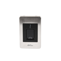 Lector Esclavo de Huella y Proximidad / RS-485 / IP65 / Acero Inoxidable / Exterior / ZKFinger VX10.0