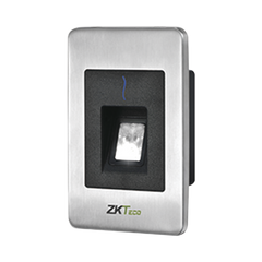 Lector Esclavo de Huella y Proximidad / RS-485 / IP65 / Acero Inoxidable / Exterior / ZKFinger VX10.0