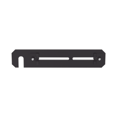 Soporte de Montaje a Techo, para Canaletas FiberRunner 4X4 o 6x4, Uso con Varilla Roscada de 1/2", Color Negro