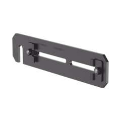 Soporte de Montaje a Techo, para Canaletas FiberRunner 4X4 o 6x4, Uso con Varilla Roscada de 1/2", Color Negro