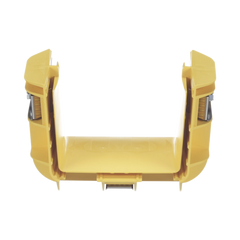 Union Recta "Cople", Para Canaleta FiberRunner™ 4X4, Color Amarillo