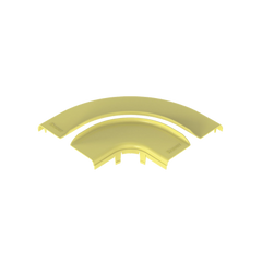 Tapa Opcional para Ángulo Recto de 90º Horizontal FRRA6X4LYL, Color Amarillo