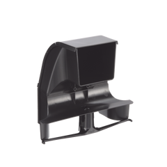 Bajada Para Canaleta FiberRunner™, Uso con Medidas 4x4, 6X4, 12X4, o 24X12, Con Reducción a 4X4, Color Negro