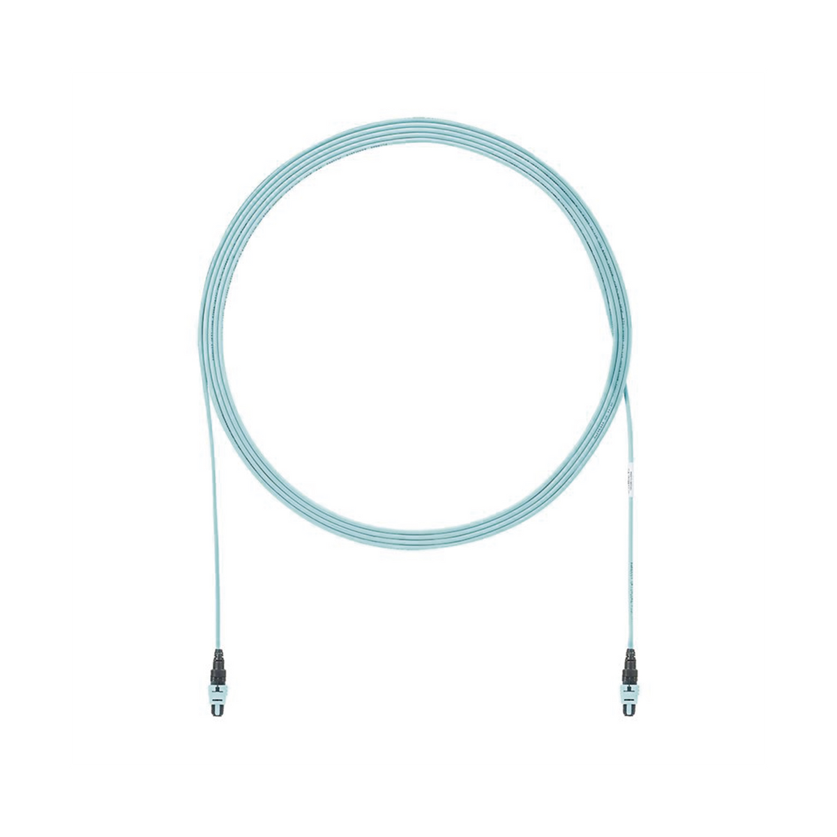 Cable de Interconexión de 12 Fibras Ópticas Multimodo OM4, de PanMPO Hembra a PanMPO Hembra, Polaridad A, LSZH, de 1.5 Metros (4.92 Pies)