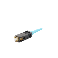 Conector de Fibra Óptica SC Simplex OptiCam, Multimodo 50/125 OM3/OM4, Pre-pulido, Color Aqua