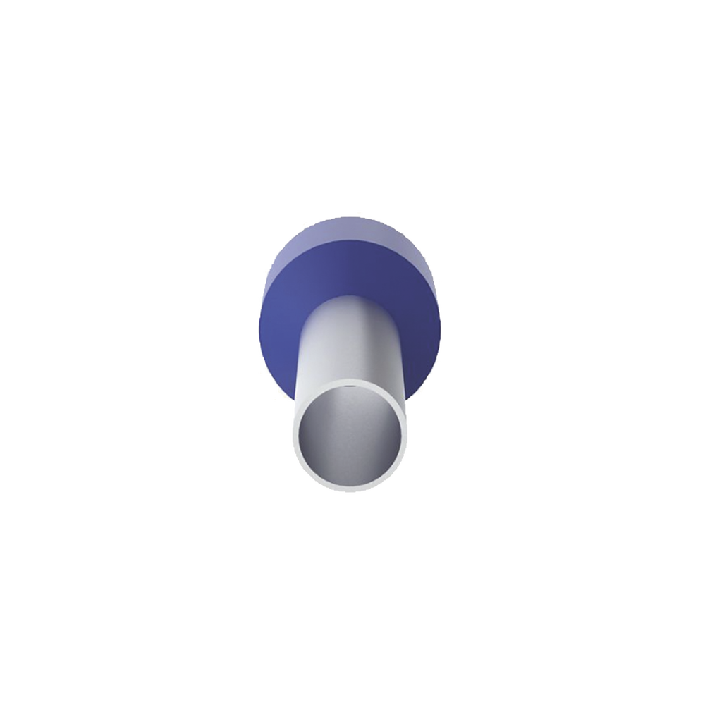 Ferrule Aislado PAN-TERM para Cable 14 AWG, Largo 12mm, DIN Color Azul. Paquete 500 Piezas