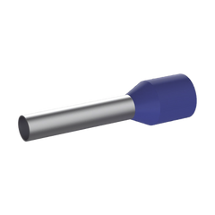 Ferrule Aislado Para Cables 14 AWG, PIN de 12 mm de Longitud, Mango Color Azul, Paquete de 500pz