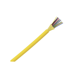 Cable de Fibra Óptica de 12 Hilos, Monomodo OS2 9/125, Interior, Tight Buffer 900um, No Conductiva (Dieléctrica), OFNP (Plenum), Precio Por Metro