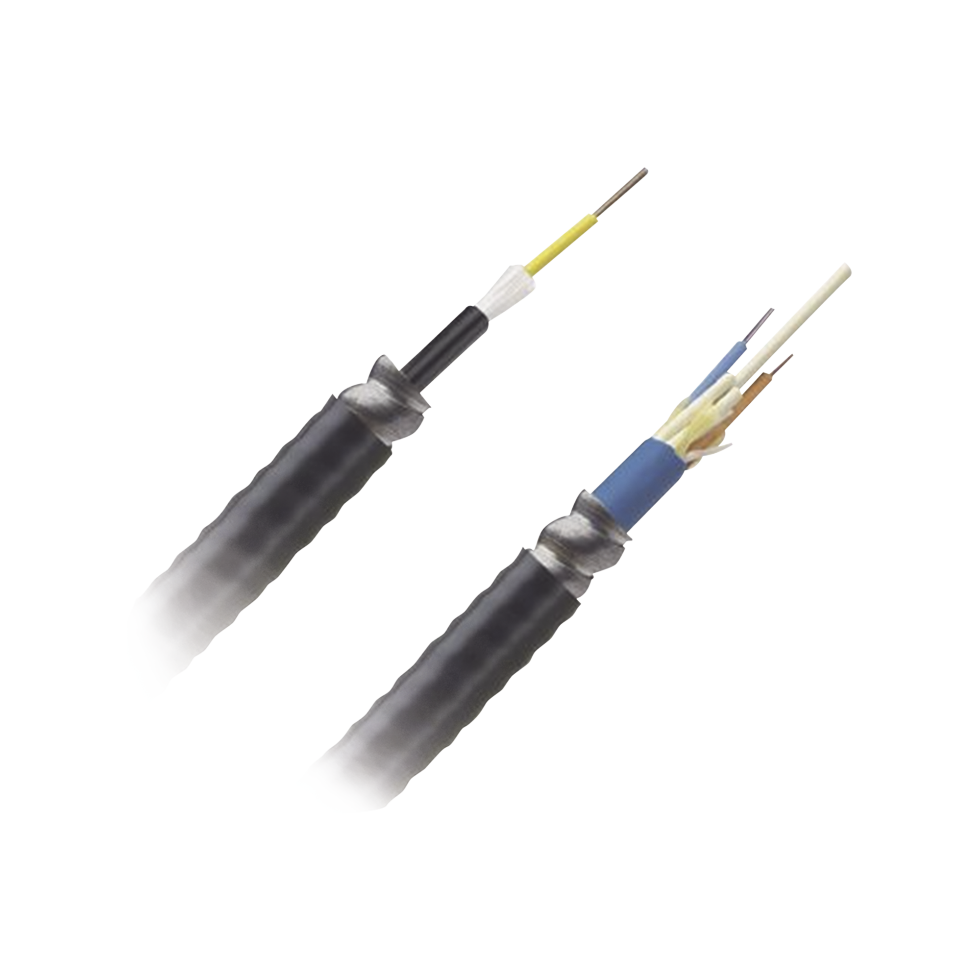 Cable de Fibra Óptica de 12 Hilos, Monomodo OS2, Interior/Exterior, Armada, Loose Tube 250um, OFCR (Riser), Precio Por Metro