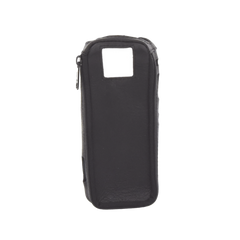 Funda Reforzada en Piel para Cinto, con Cierre y Amplio Visor Frontal Transparente para Radios Aéreos IC-A25.
