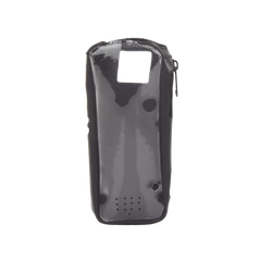 Funda Reforzada en Piel para Cinto, con Cierre y Amplio Visor Frontal Transparente para Radios Aéreos IC-A25.