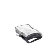 Funda de Piel Reforzada, Versión 2 de Fácil Acceso y Cubierta Frontal de Plástico Transparente para los Radios TK-2000KV2, TK-3000KV2