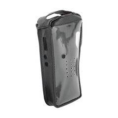 Funda Reforzada de piel con frente transparente para radios TK-2212, TK-2212L, TK-3212 y TK-3212L.