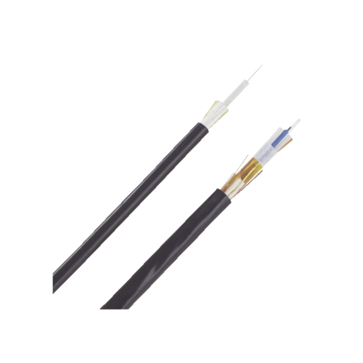 Cable de Fibra Óptica de 24 Hilos, Monomodo OS2, Interior/Exterior, Loose Tube 250um, No Conductiva (Dieléctrica), OFNR (Riser), Precio Por Metro