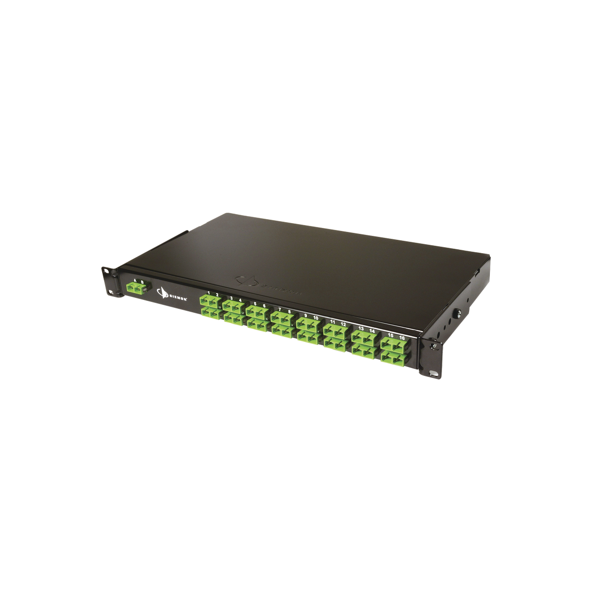 Splitter PON Tipo Panel de 1X32, con Conectores LCA de Entrada y LCA de Salida, 1UR, Color Negro