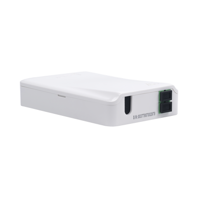 Caja Terminal de Fibra Óptica (Roseta) con 2 acopladores SC/APC, blanca