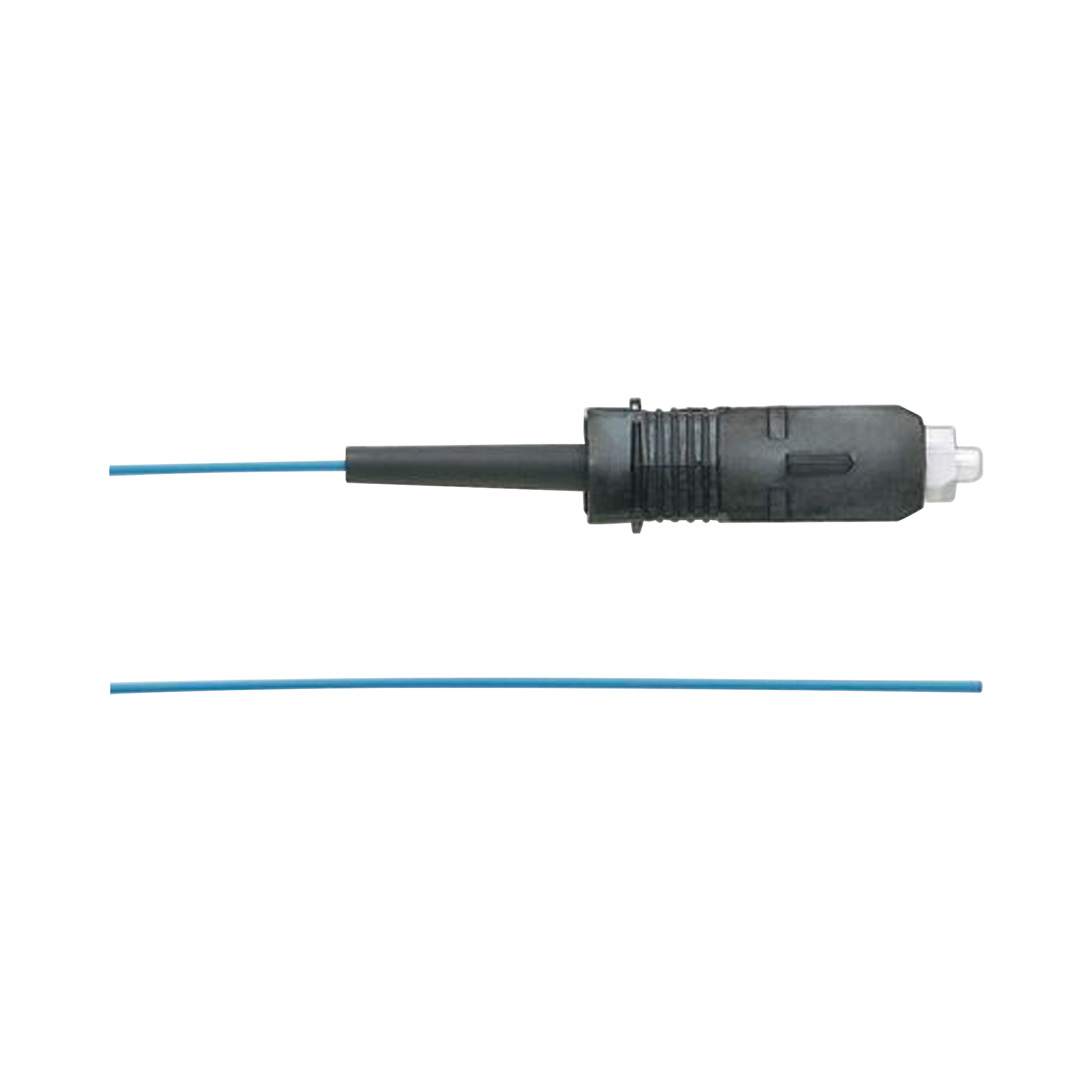 Pigtail de Fibra Óptica SC Simplex, Multimodo OM3 50/125, 900um, Color Aqua, 1 Metro (3.28 Pies)