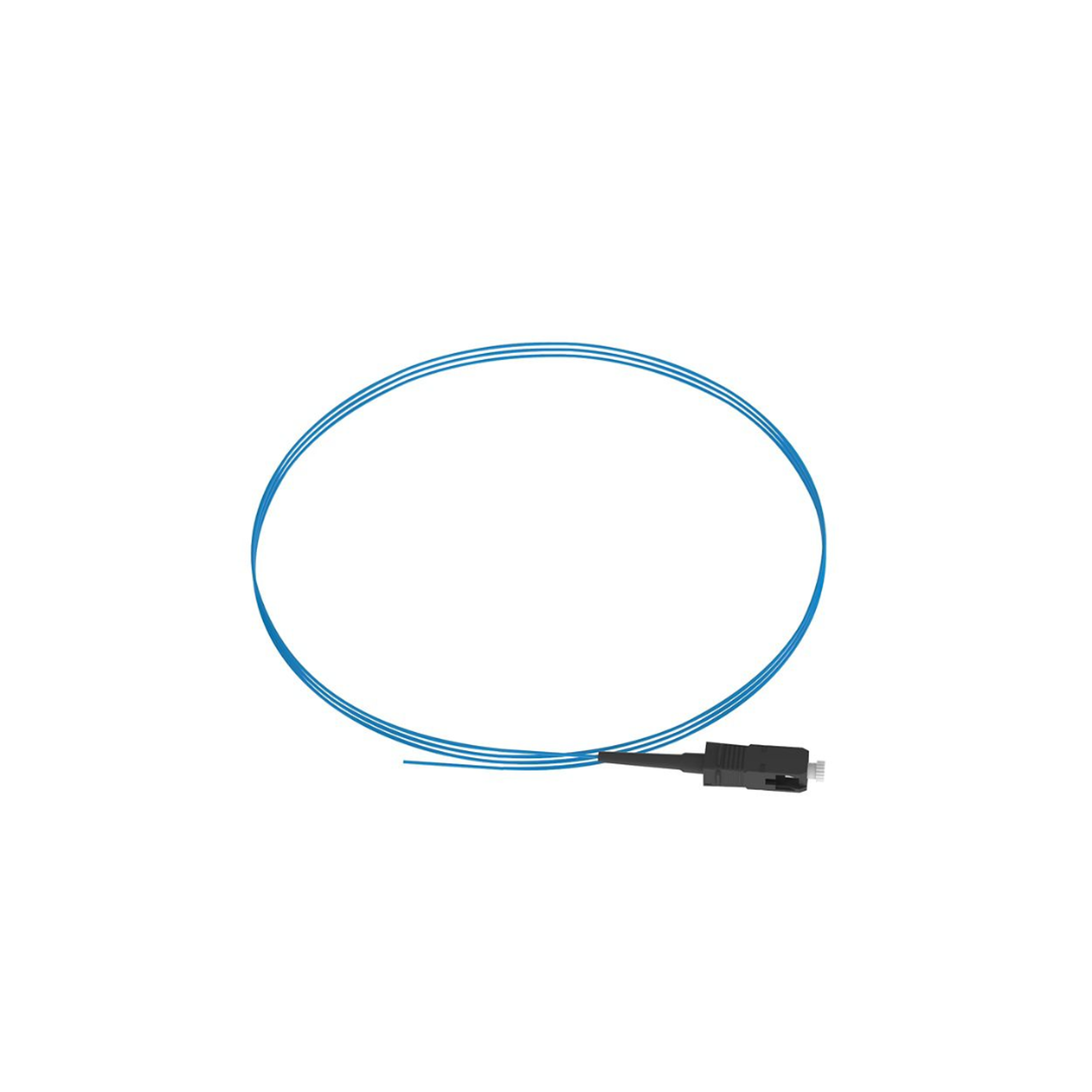 Pigtail de Fibra Óptica SC Simplex, Multimodo OM3 50/125, 900um, Color Aqua, 3 Metros (9.84 Pies)