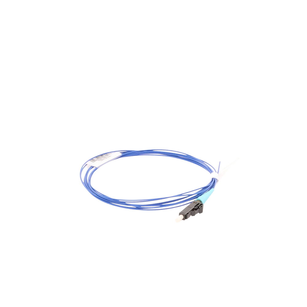 Pigtail de Fibra Óptica LC Simplex, Multimodo OM4 50/125, 900um, Color Aqua, 1 Metro (3.28 Pies)