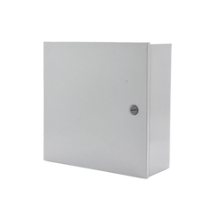 Gabinete de Acero, Uso Interior (Nema 1)  de 80 x 60 x 20 cm con Placa Interna / Tipo Telefónico.