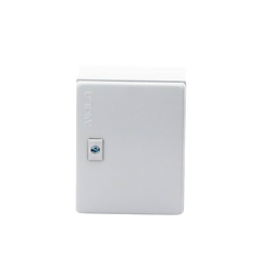 Gabinete de Acero / Nema 4 -IP 66 de 20 x 25 x 15 cm / Platina y certificado UL.
