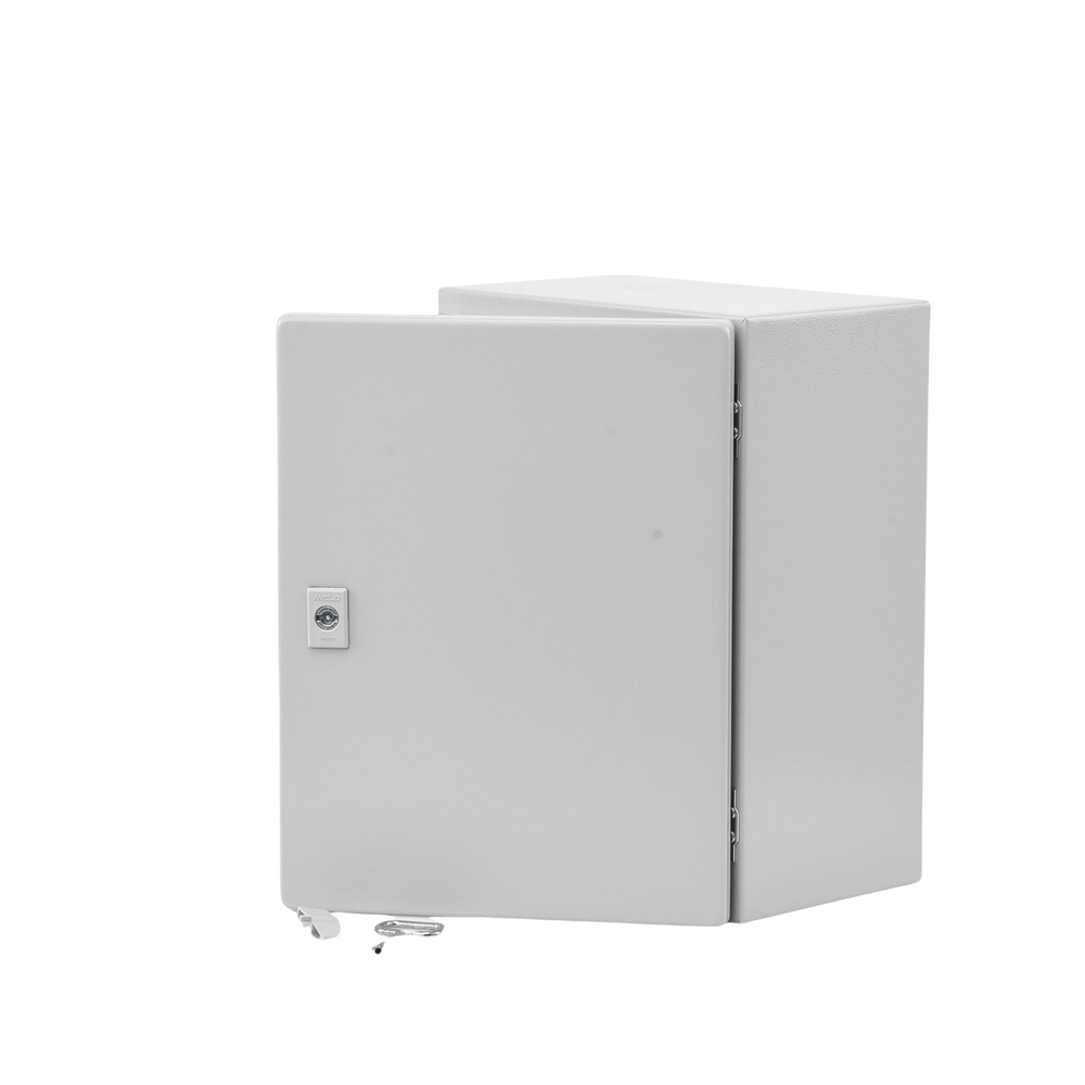 Gabinete de Acero, Nema 4 -IP 66 de 30 x 40 x 20 cm con Platina y certificado UL.