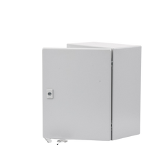Gabinete de Acero, Nema 4 -IP 66 de 30 x 40 x 20 cm con Platina y certificado UL.
