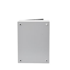 Gabinete de Acero, Nema 4 -IP 66 de 30 x 40 x 20 cm con Platina y certificado UL.