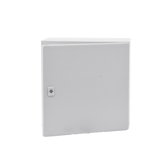 Gabinete de Acero, Nema 4 -IP 66 de 40 x 40 x 20 cm con Platina y certificado UL.