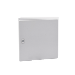 Gabinete de Acero, Nema 4 -IP 66 de 40 x 40 x 20 cm con Platina y certificado UL.