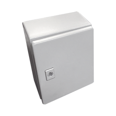 Gabinete de Acero, Nema 4 -IP 66 de 40 x 40 x 20 cm con Platina y certificado UL.