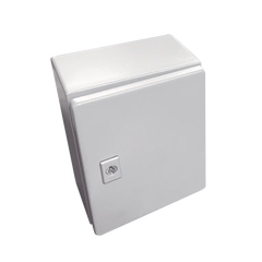 Gabinete de Acero, Nema 4 -IP 66 de 40 x 50 x 20 cm con Platina y certificado UL.