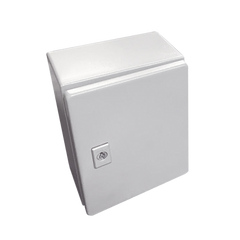 Gabinete de Acero, Nema 4 -IP 66 de 40 x 50 x 20 cm con Platina y certificado UL.