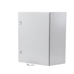 Gabinete de Acero, Nema 4 -IP 66 de 40 x 60 x 25 cm con Platina y certificado UL.
